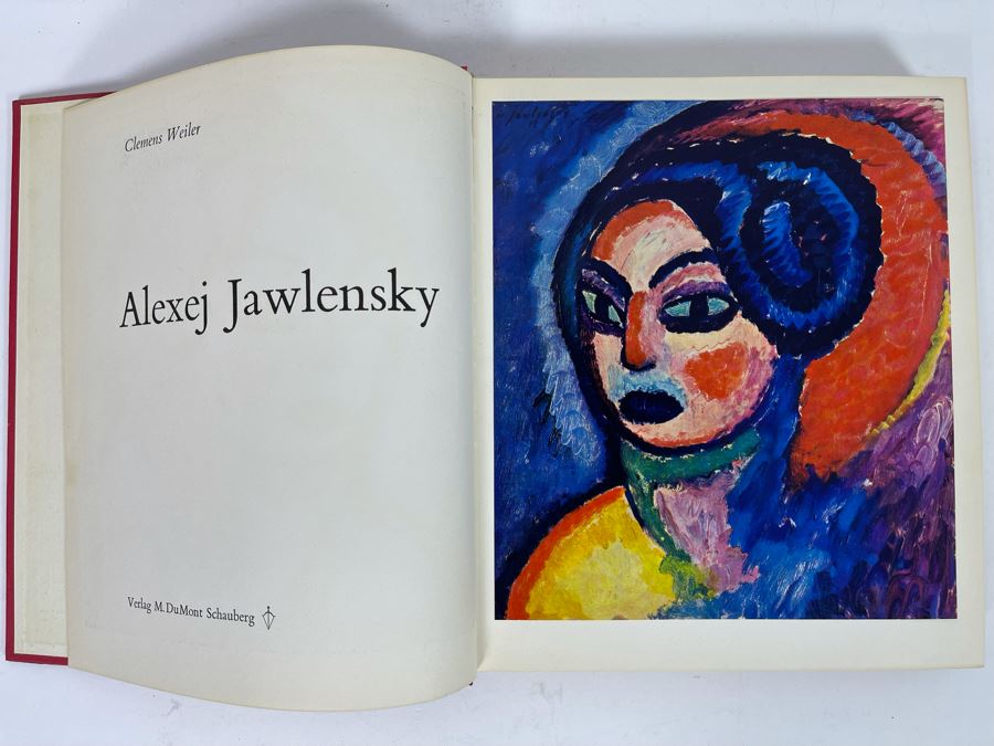 1959 First Edition Alexej Jawlensky Art Book By Clemens Weiler