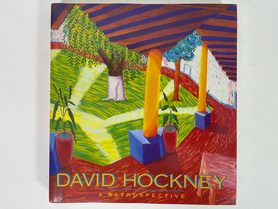 1988 First Edition David Hockney A Retrospective Catalog Of An Exhibition Held At The LA County Museum Of Art [Photo 1]