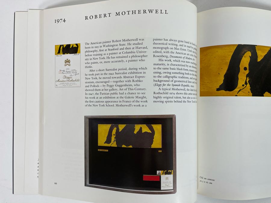 1983 First Edition Book Mouton Rothschild: Paintings For The Labels 1945-1981 Philippine De Rothschild [Photo 10]