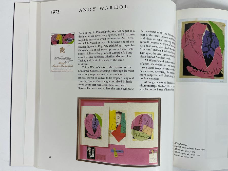 1983 First Edition Book Mouton Rothschild: Paintings For The Labels 1945-1981 Philippine De Rothschild [Photo 9]