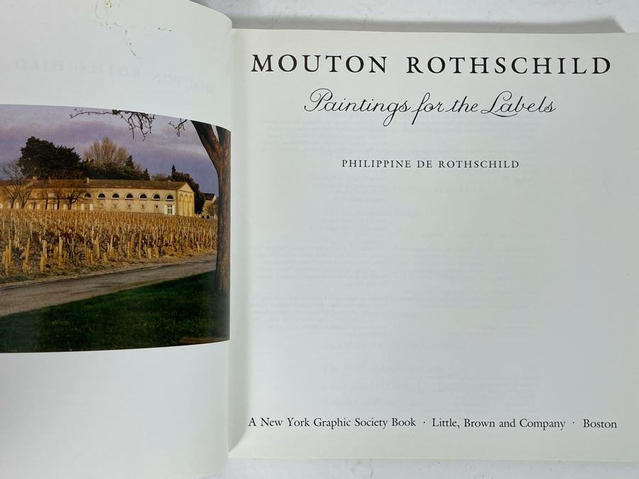 1983 First Edition Book Mouton Rothschild: Paintings For The Labels 1945-1981 Philippine De Rothschild [Photo 3]