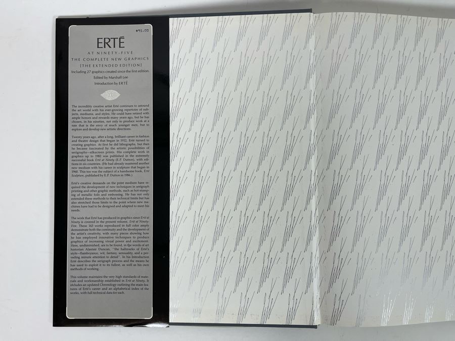 1988 Second Extended Edition Book - Erte At Ninety Five The Complete New Graphics The Extended Edition [Photo 5]