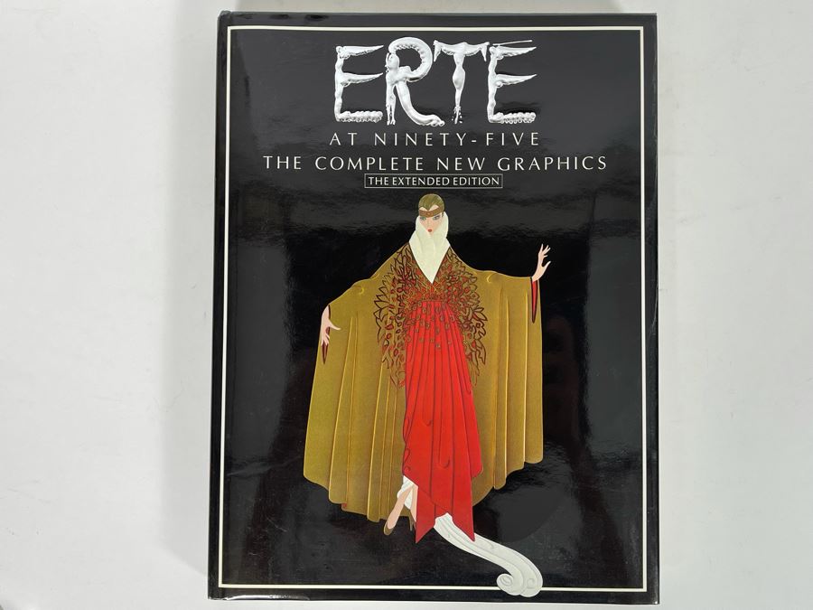 1988 Second Extended Edition Book - Erte At Ninety Five The Complete New Graphics The Extended Edition