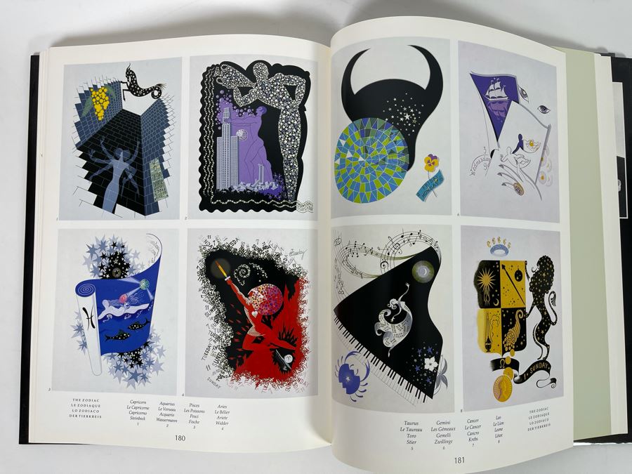 1988 Second Extended Edition Book - Erte At Ninety Five The Complete New Graphics The Extended Edition [Photo 15]