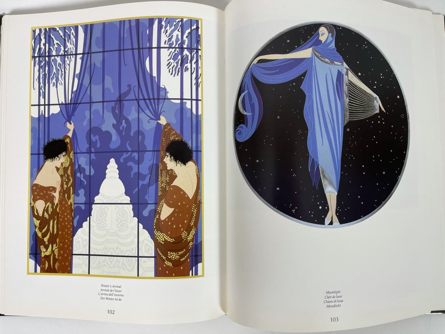 1988 Second Extended Edition Book - Erte At Ninety Five The Complete New Graphics The Extended Edition [Photo 12]