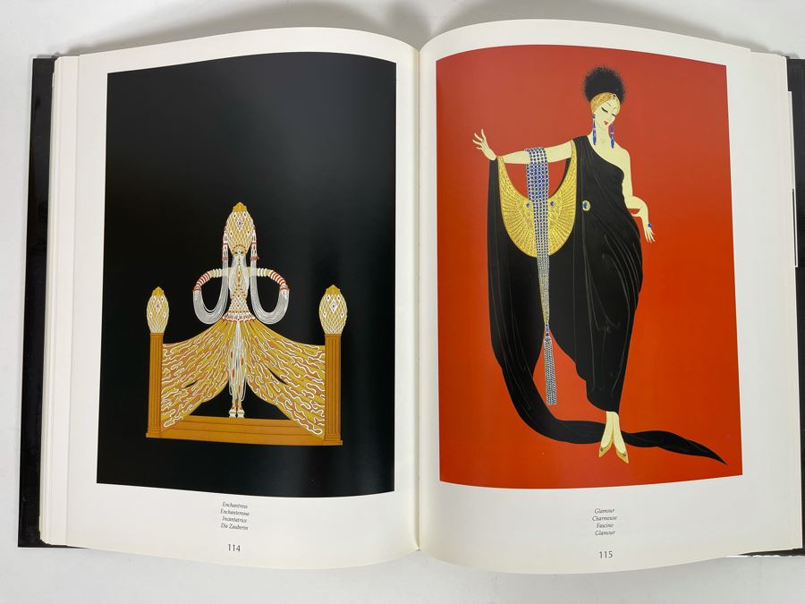 1988 Second Extended Edition Book - Erte At Ninety Five The Complete New Graphics The Extended Edition [Photo 10]