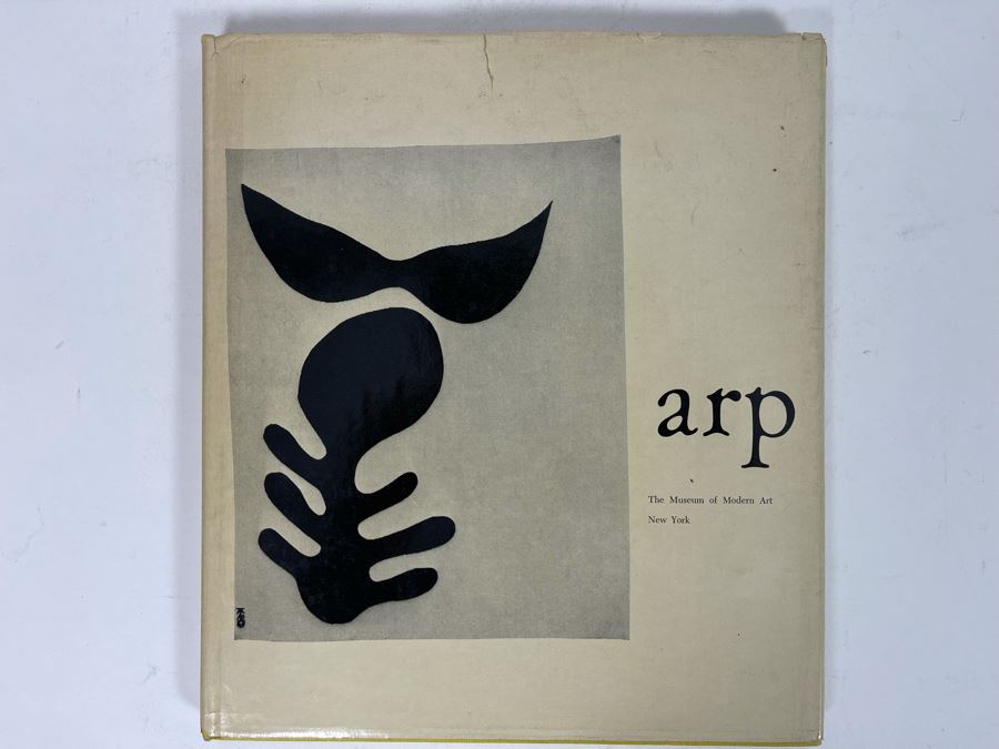 1958 First Edition Book Jean Hans Arp The Museum Of Modern Art New York