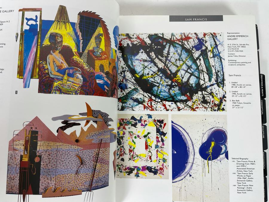 1992 The Fine Art Index North American Edition A Compendium Of Contemporary Art And Artists [Photo 7]