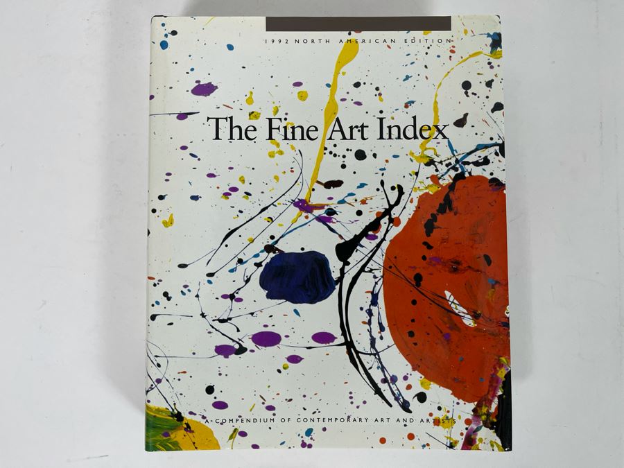 1992 The Fine Art Index North American Edition A Compendium Of Contemporary Art And Artists