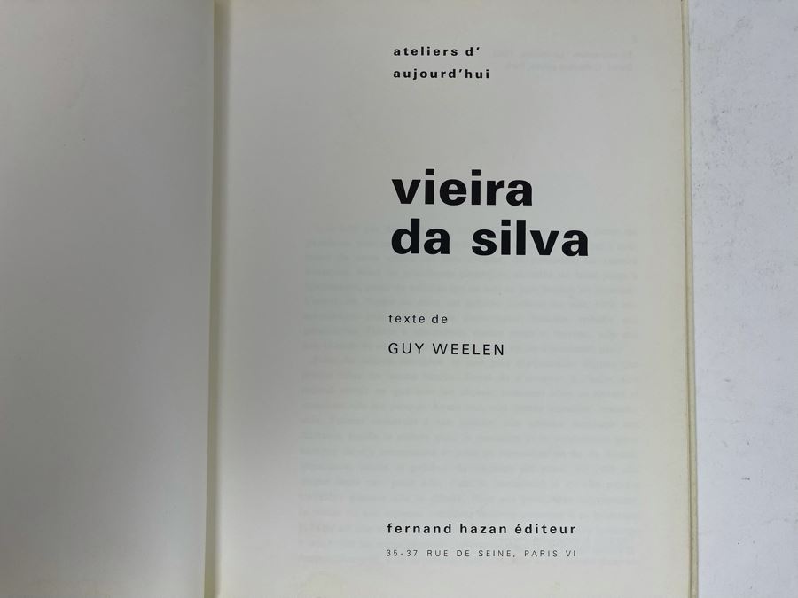 1973 Vieira Da Silva By Guy Weelen Fernand Hazan [Photo 3]