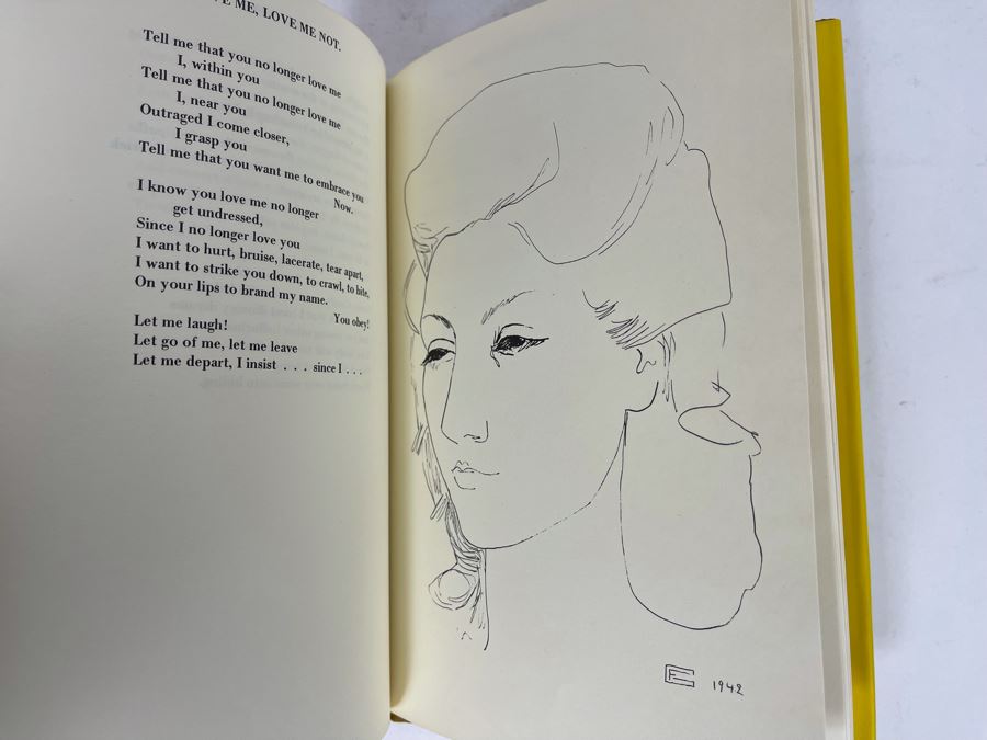 Signed 1976 First Edition Book The Fugitive Eye Poems And Drawings By Francoise Gilot Signed By Francoise Gilot (Girlfriend Of Pablo Picasso) [Photo 7]