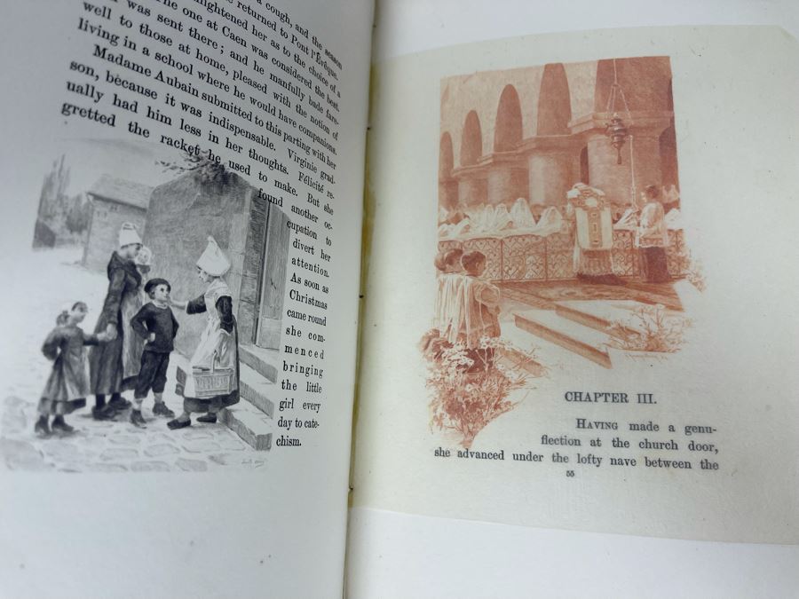 1898 Limited Edition Book The Fin De Siecle Library A Simple Heart By Gustave Flaubert [Photo 12]