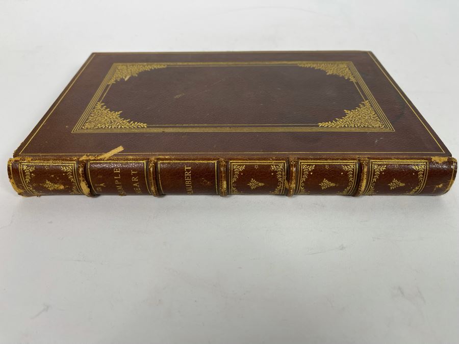 1898 Limited Edition Book The Fin De Siecle Library A Simple Heart By Gustave Flaubert [Photo 4]