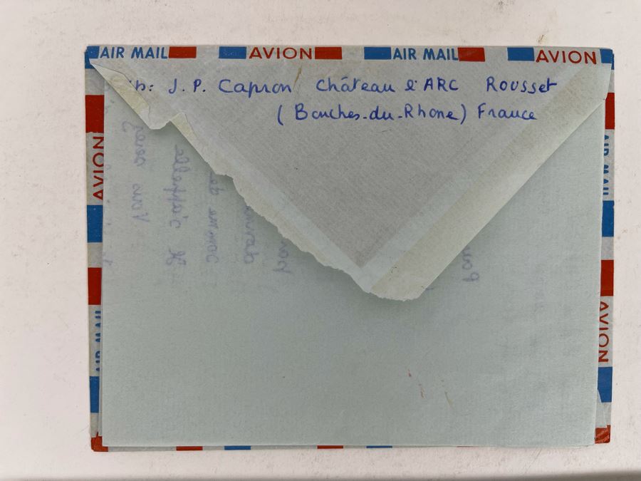 Signed Book With Signed Personalized Letter From Artist J. P. Capron (Jean Pierre Capron) [Photo 13]