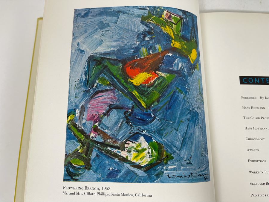 1957 First Edition Art Book Hans Hofmann By Frederick S. Wight Univeristy Of California Press [Photo 5]