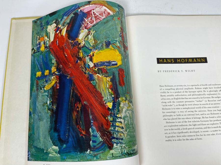 1957 First Edition Art Book Hans Hofmann By Frederick S. Wight Univeristy Of California Press [Photo 6]