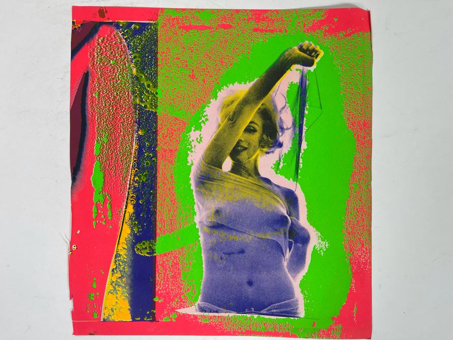 Serigraphic Print Of Marilyn Monroe By Bert Stern 10 X 11 [Photo 3]