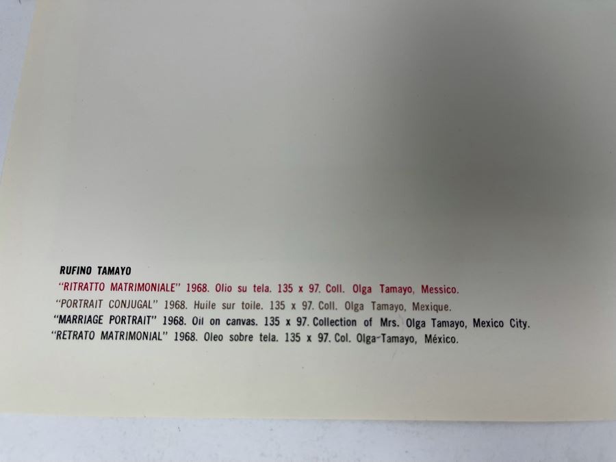 1968 Rufino Tamayo Xxxiv Esposizione Biennale Internazionale Di Arte Venezia 1968 / Mexico 68 Programa Cultural De La Xix Olimpiada [Photo 24]