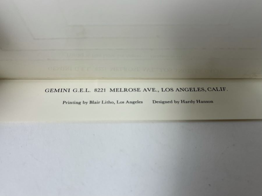 Original 1960s Product Catalog Brochure For Josef Albers White Line Squares Eight Lithographs Gemini G.E.L. LA Gallery With Artwork Samples [Photo 10]