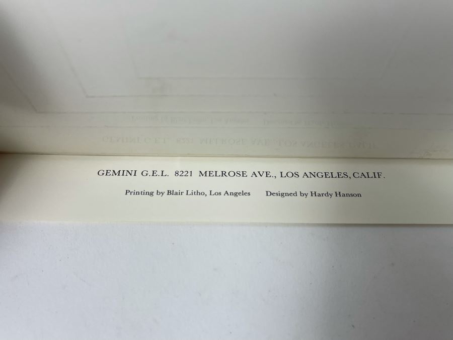 Original 1960s Product Catalog Brochure For Josef Albers White Line Squares Eight Lithographs Gemini G.E.L. LA Gallery With Artwork Samples [Photo 11]