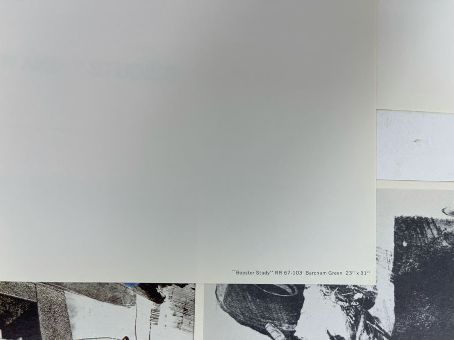 Orginal 1960s Product Catalog Brochure For Robert Rauschenberg Booster And 7 Studies Gemini G.E.L. LA Gallery With Artwork Samples [Photo 11]