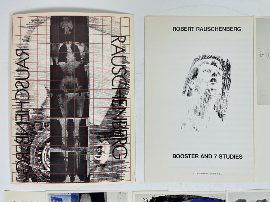 Orginal 1960s Product Catalog Brochure For Robert Rauschenberg Booster And 7 Studies Gemini G.E.L. LA Gallery With Artwork Samples [Photo 6]