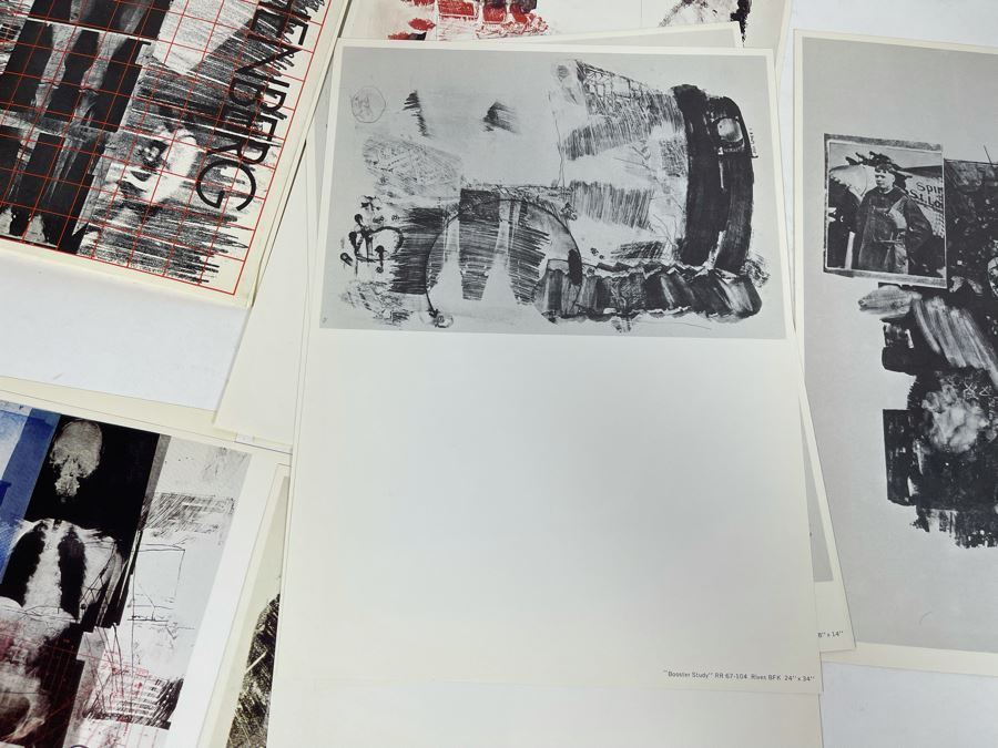 Orginal 1960s Product Catalog Brochure For Robert Rauschenberg Booster And 7 Studies Gemini G.E.L. LA Gallery With Artwork Samples [Photo 14]