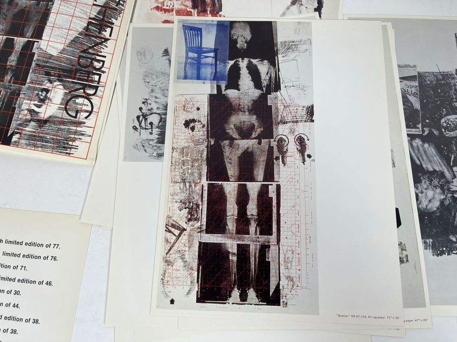 Orginal 1960s Product Catalog Brochure For Robert Rauschenberg Booster And 7 Studies Gemini G.E.L. LA Gallery With Artwork Samples [Photo 18]