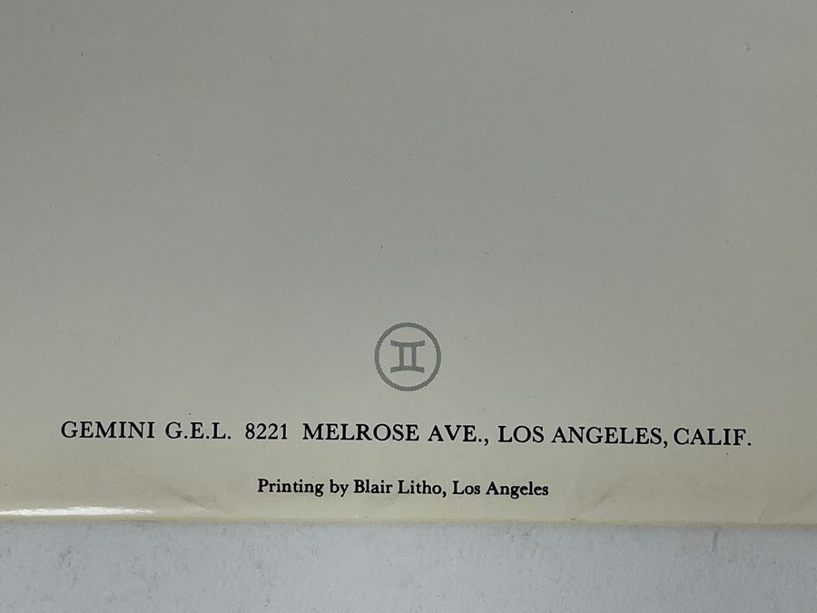 Orginal 1960s Product Catalog Brochure For Robert Rauschenberg Booster And 7 Studies Gemini G.E.L. LA Gallery With Artwork Samples [Photo 5]