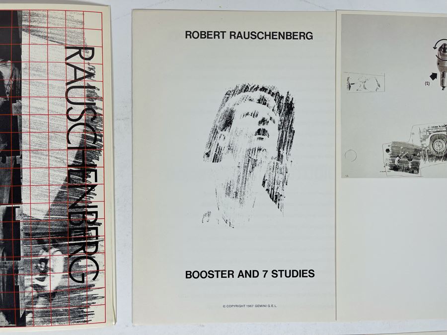 Orginal 1960s Product Catalog Brochure For Robert Rauschenberg Booster And 7 Studies Gemini G.E.L. LA Gallery With Artwork Samples [Photo 7]