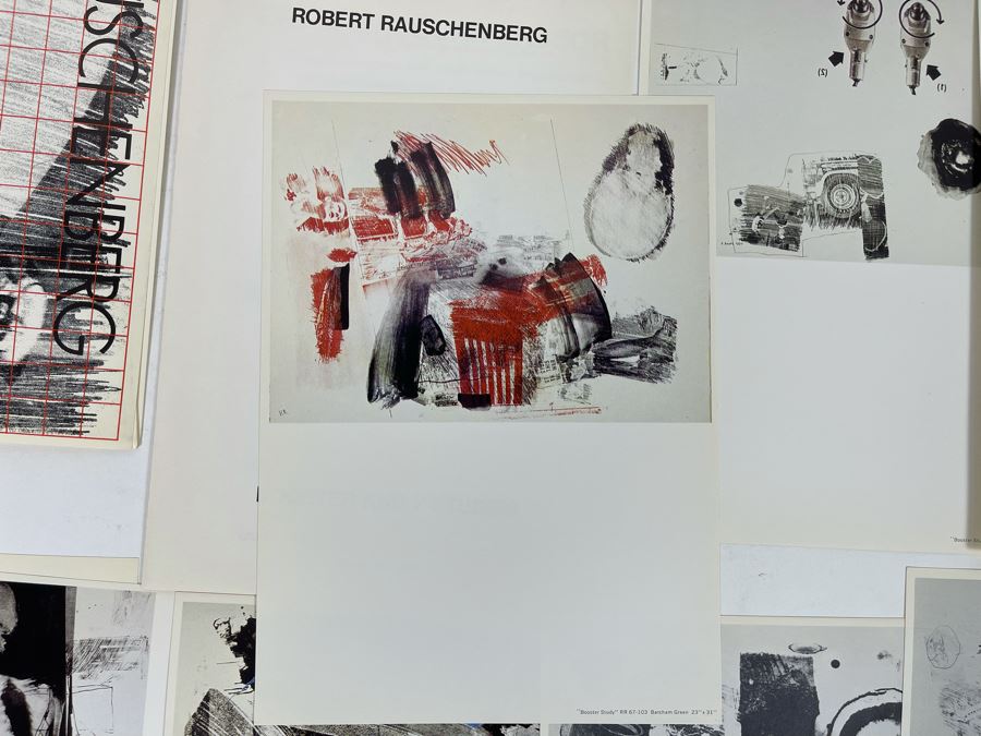 Orginal 1960s Product Catalog Brochure For Robert Rauschenberg Booster And 7 Studies Gemini G.E.L. LA Gallery With Artwork Samples [Photo 9]
