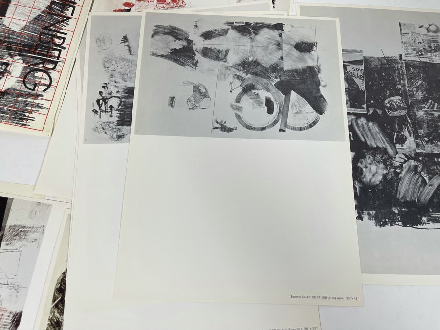 Orginal 1960s Product Catalog Brochure For Robert Rauschenberg Booster And 7 Studies Gemini G.E.L. LA Gallery With Artwork Samples [Photo 16]