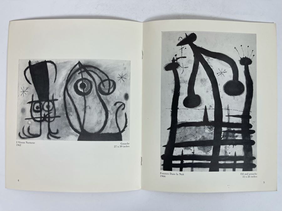 Original 1967 Joan Miro Gallery Exhibit Brochure From Edgardo Acosta Gallery, Ltd Bevery Hills CA [Photo 6]
