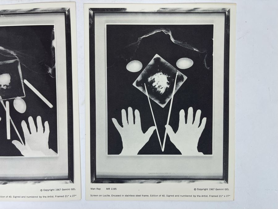 Original 1960s Product Catalog Brochure For Man Ray New Graphics Gemini G.E.L. LA Gallery With Artwork Samples [Photo 9]