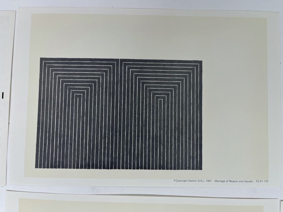 Original 1960s Product Catalog Brochure For Frank Stella Star Of Persia I & II Black Series I Gemini G.E.L. LA Gallery With Artwork Samples [Photo 5]