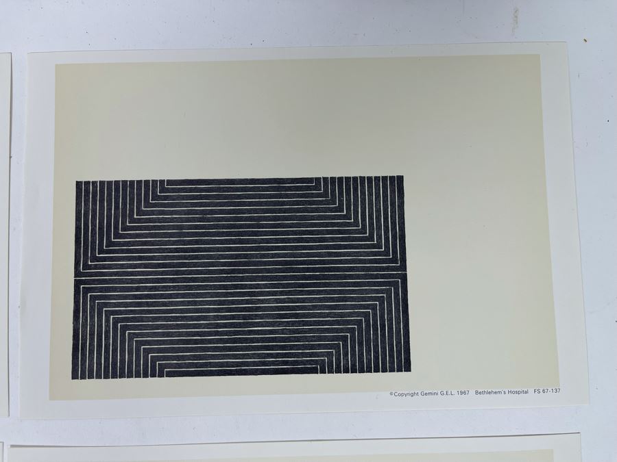 Original 1960s Product Catalog Brochure For Frank Stella Star Of Persia I & II Black Series I Gemini G.E.L. LA Gallery With Artwork Samples [Photo 6]