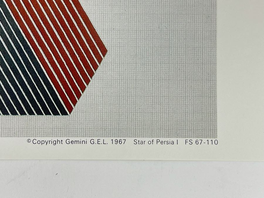 Original 1960s Product Catalog Brochure For Frank Stella Star Of Persia I & II Black Series I Gemini G.E.L. LA Gallery With Artwork Samples [Photo 9]