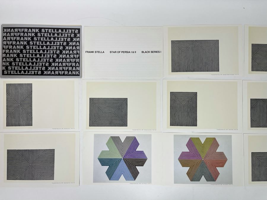 Original 1960s Product Catalog Brochure For Frank Stella Star Of Persia I & II Black Series I Gemini G.E.L. LA Gallery With Artwork Samples [Photo 3]