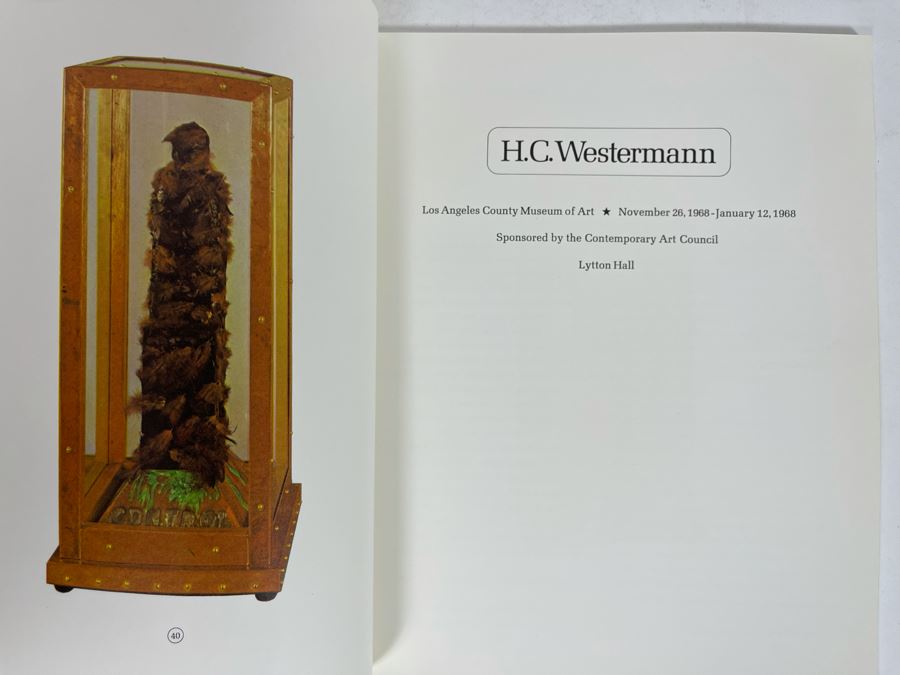 Original 1968 H.C. Westermann Exhibition Catalog Brochure From The Los Angeles County Museum Of Art [Photo 2]