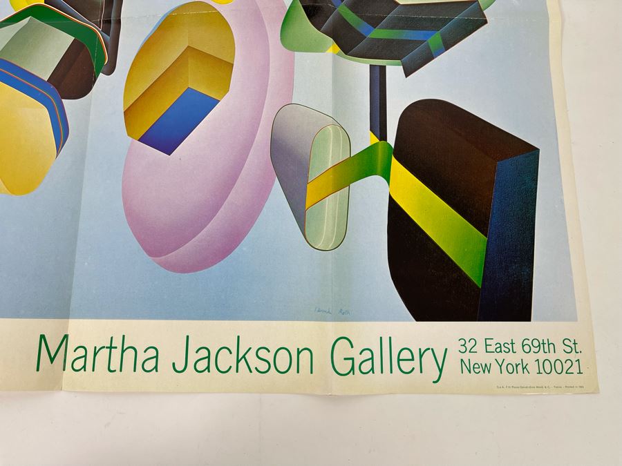 Original 1968 Frank Roth Gallery Exhibition Poster From Martha Jackson Gallery NY 29 X 22 [Photo 4]