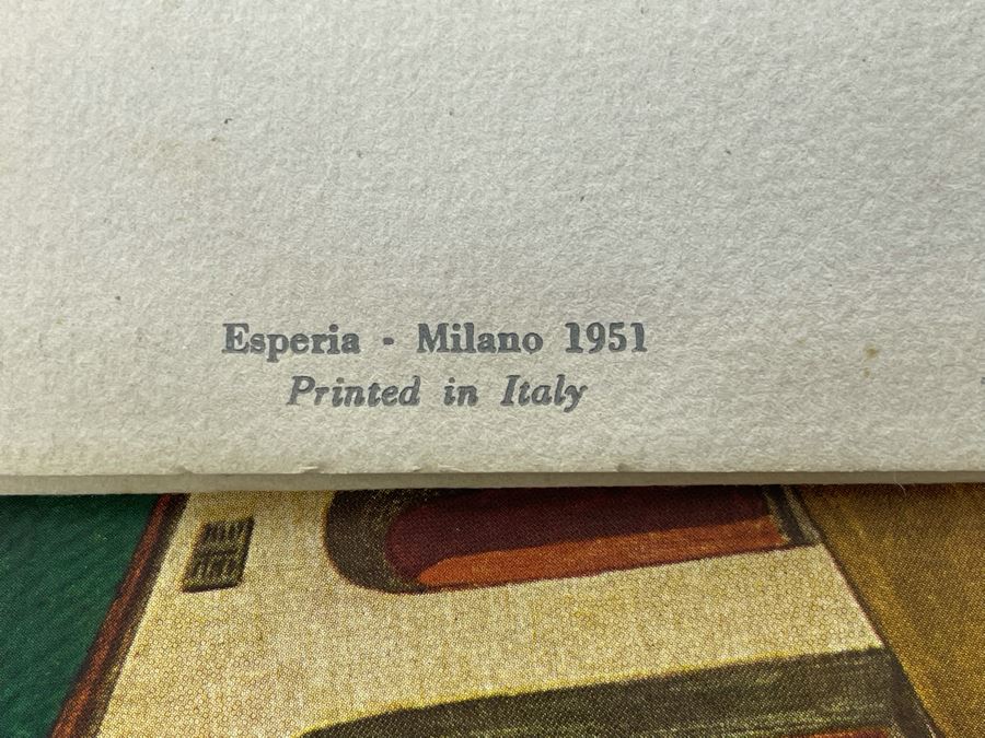 1951 De Chirico Sei Tavolea A Colori Edizioni Del Milione Italy [Photo 13]