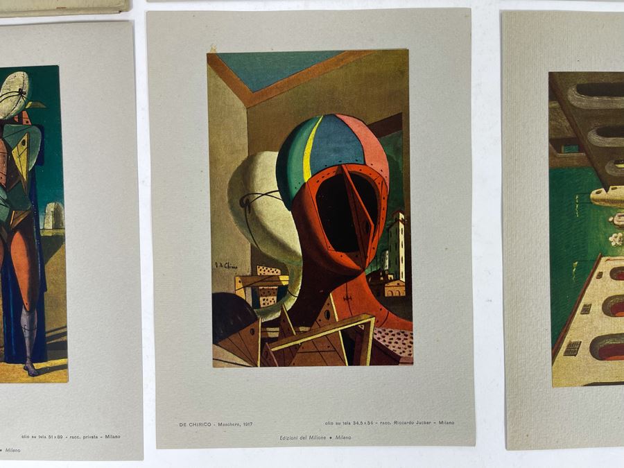 1951 De Chirico Sei Tavolea A Colori Edizioni Del Milione Italy [Photo 10]