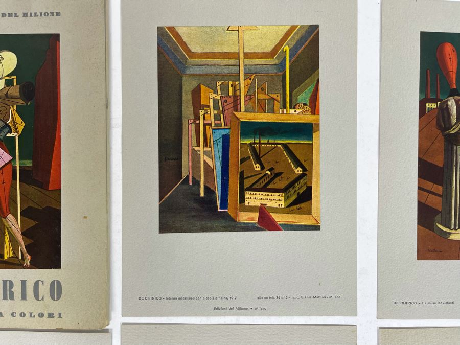 1951 De Chirico Sei Tavolea A Colori Edizioni Del Milione Italy [Photo 6]