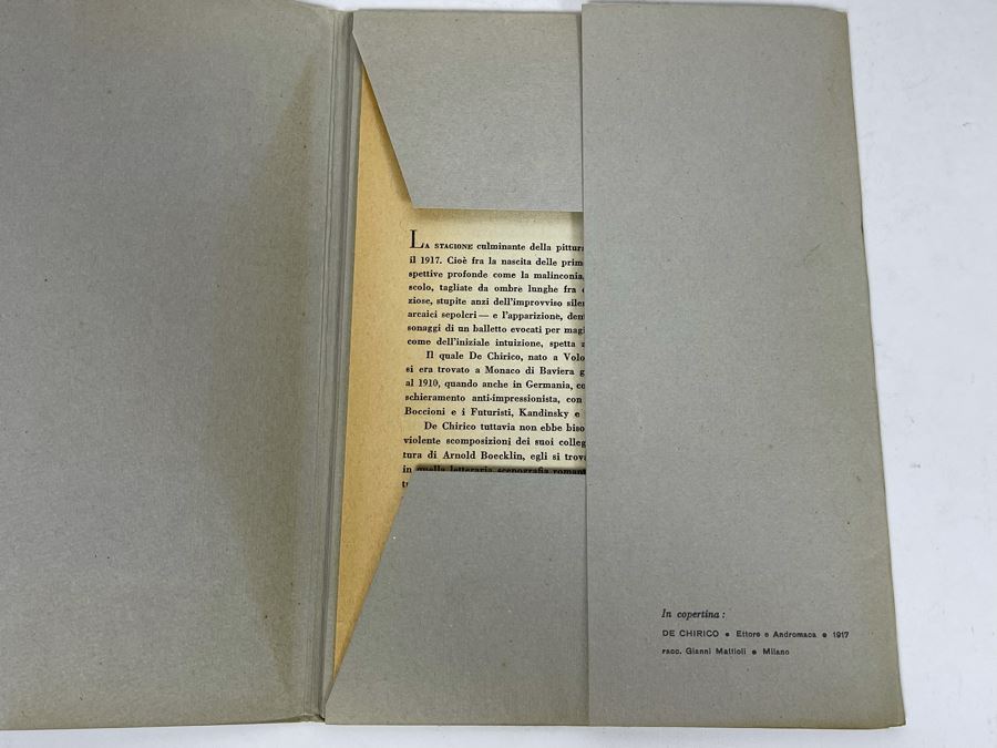 1951 De Chirico Sei Tavolea A Colori Edizioni Del Milione Italy [Photo 5]