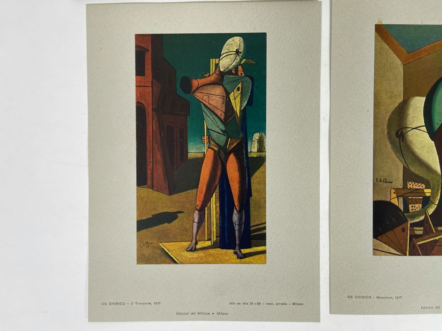 1951 De Chirico Sei Tavolea A Colori Edizioni Del Milione Italy [Photo 9]