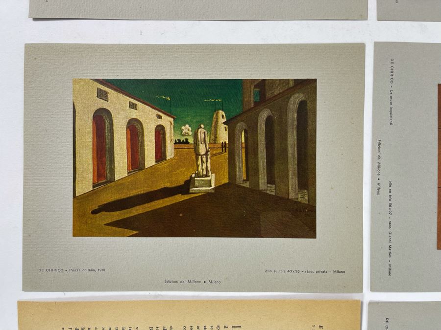 1951 De Chirico Sei Tavolea A Colori Edizioni Del Milione Italy [Photo 11]