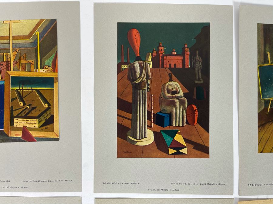 1951 De Chirico Sei Tavolea A Colori Edizioni Del Milione Italy [Photo 7]