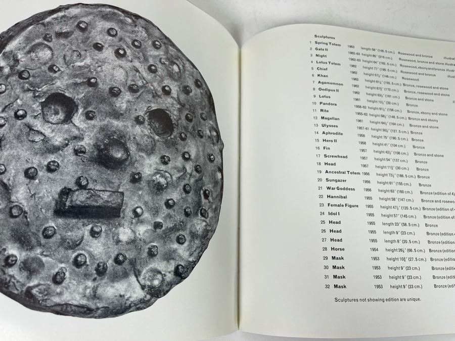 Original 1963 Marlborough-Gerson Gallery Exhibition Catalog Brochure Of William Turnbull [Photo 5]