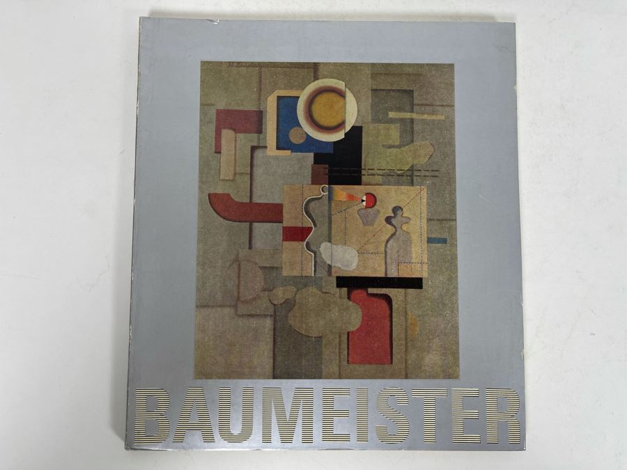 Original 1971 Willi Baumeister Exhibition Catalog Brochure From Galleria Nazionale D'Arte Moderna Roma, Valle Giulia