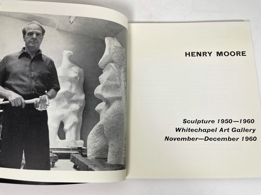Original 1960 Henry Moore Exhibition Catalog Book Of Sculpture From Whitechapel Art Gallery [Photo 2]